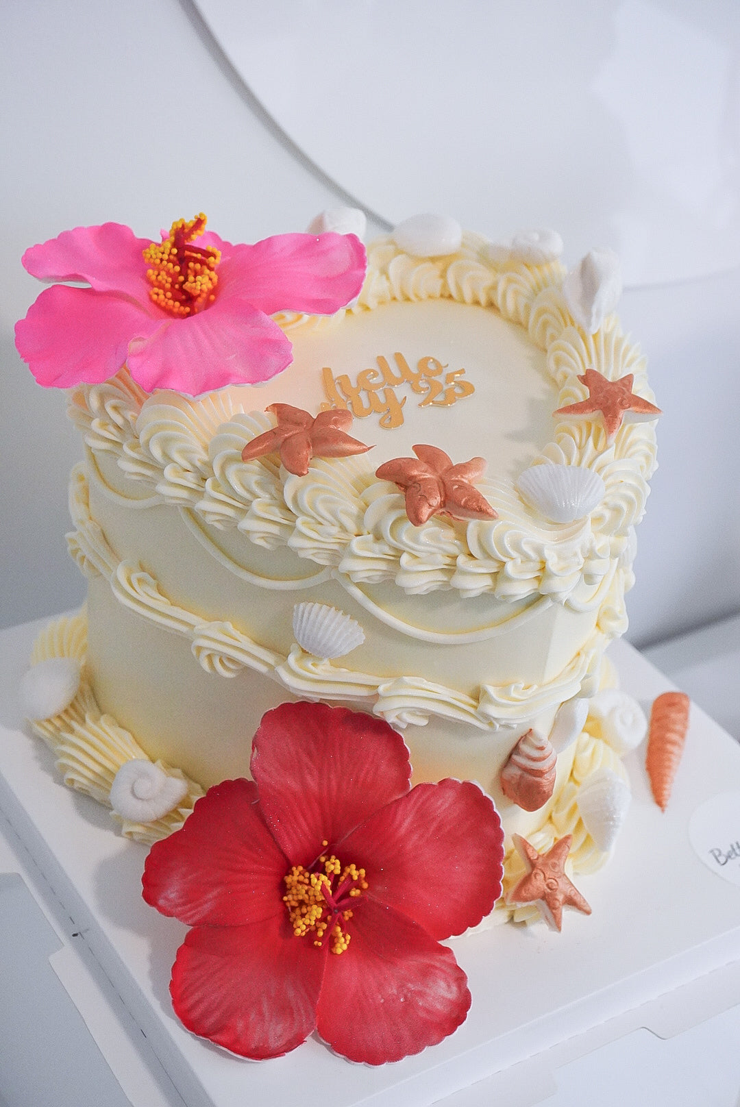 Extra Decorations Custom Heart Cakes