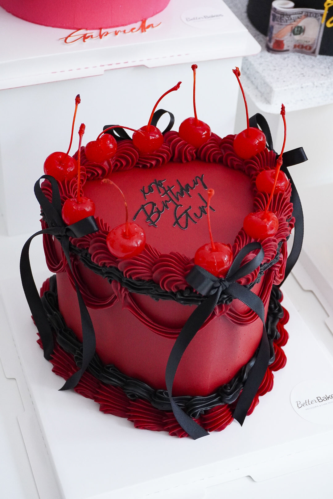 Extra Decorations Custom Heart Cakes