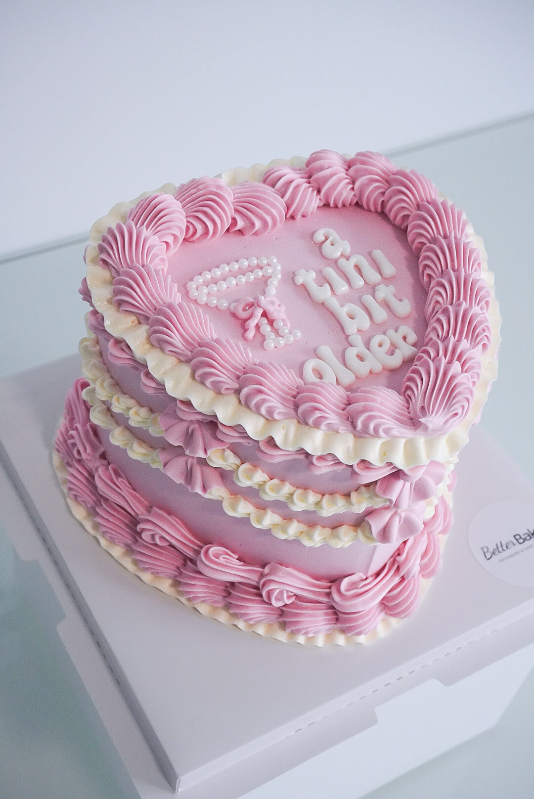 Extra Decorations Custom Heart Cakes