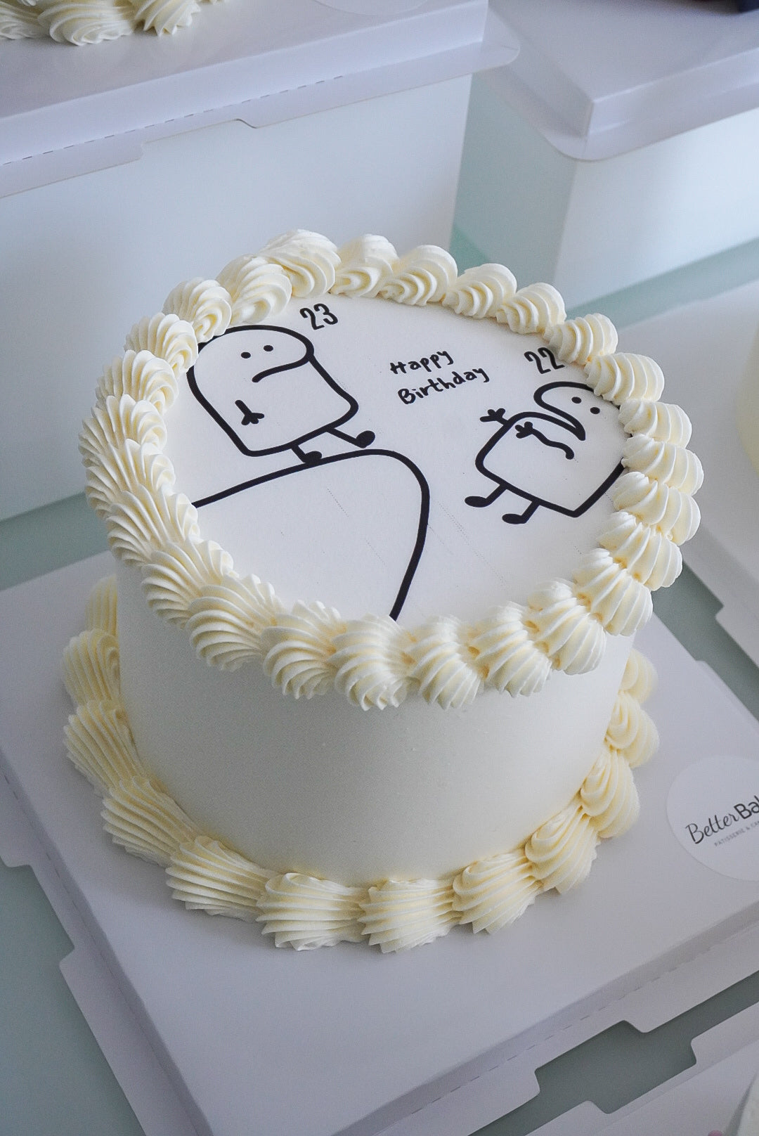Printed Top Round Cakes