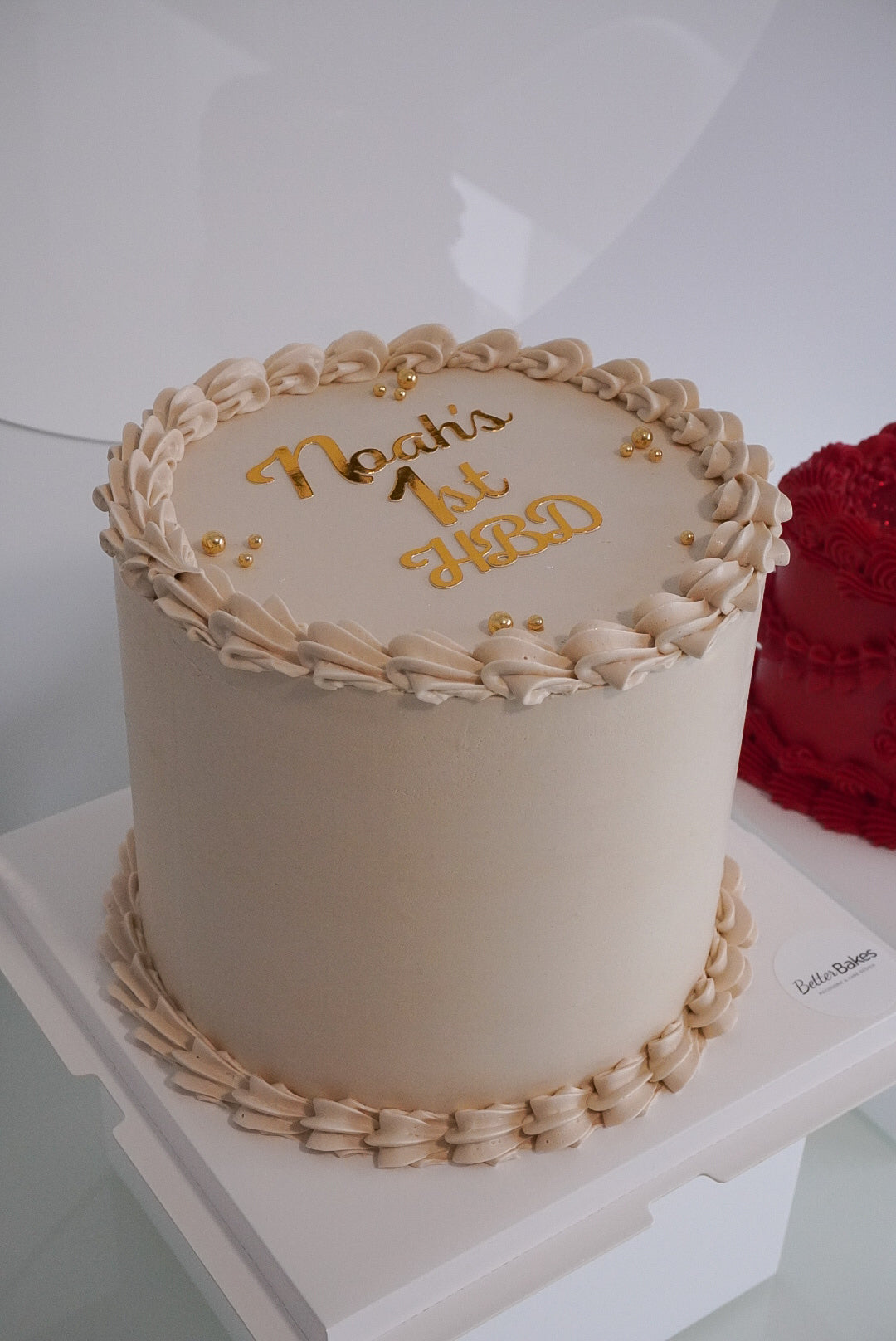 Brown Custom Round Cakes