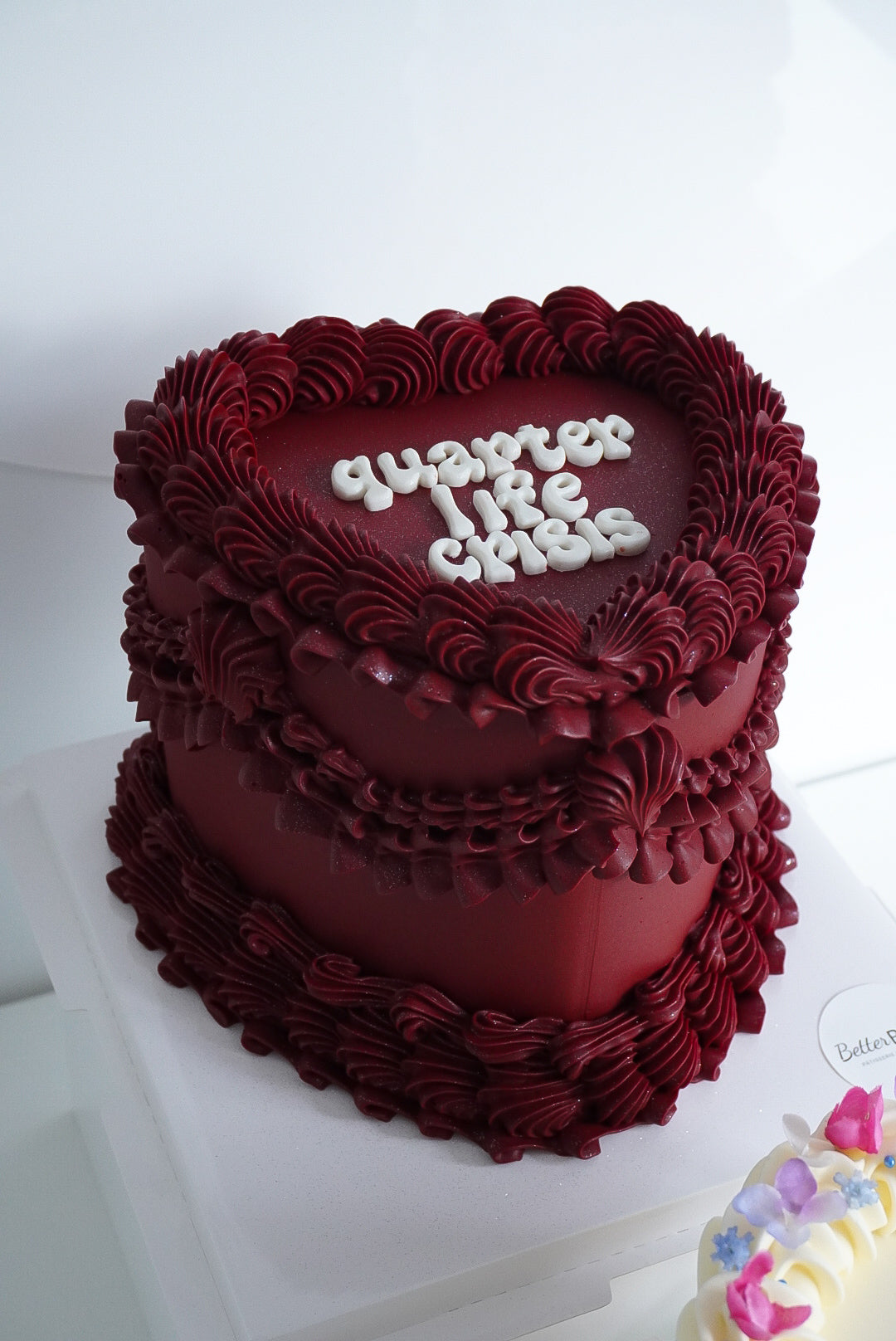 Red Custom Heart Cakes