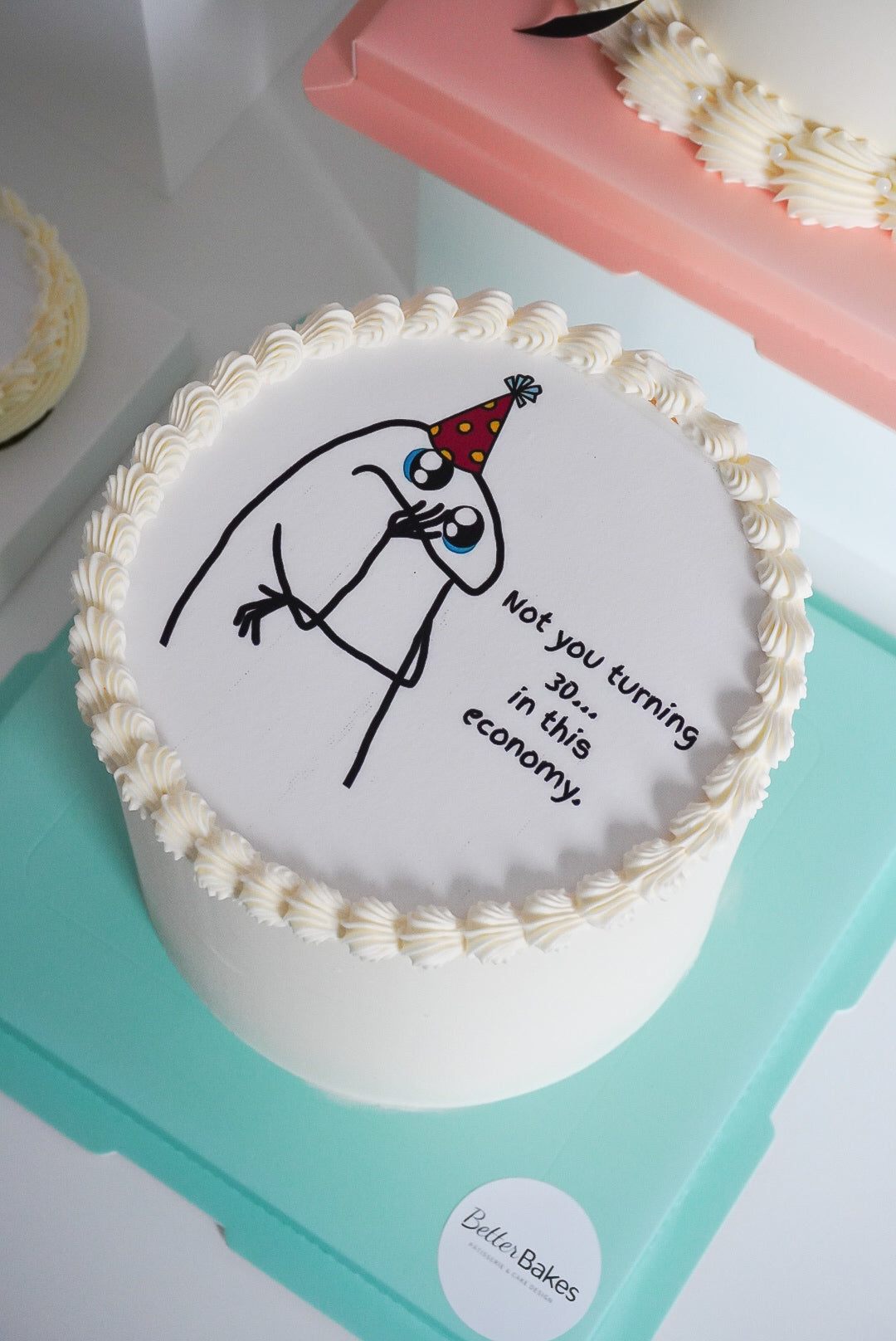 Printed Top Round Cakes