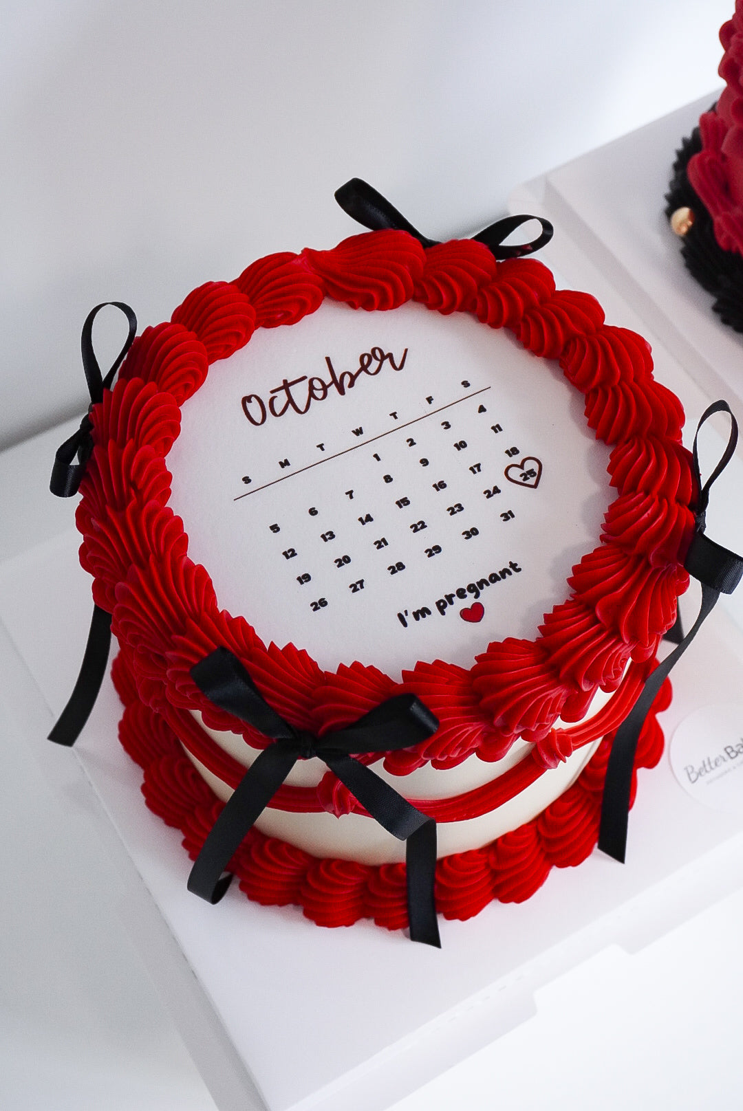 Calendar Custom Round Cakes