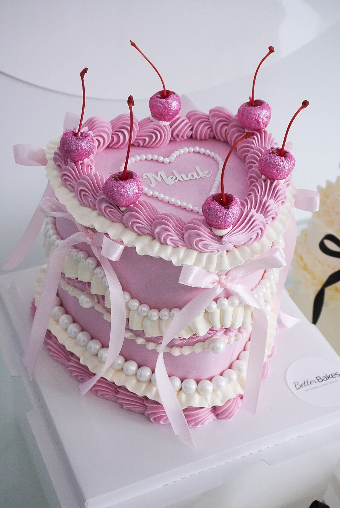 Extra Decorations Custom Heart Cakes