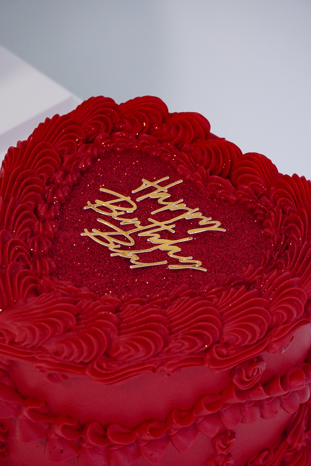 Red Custom Heart Cakes