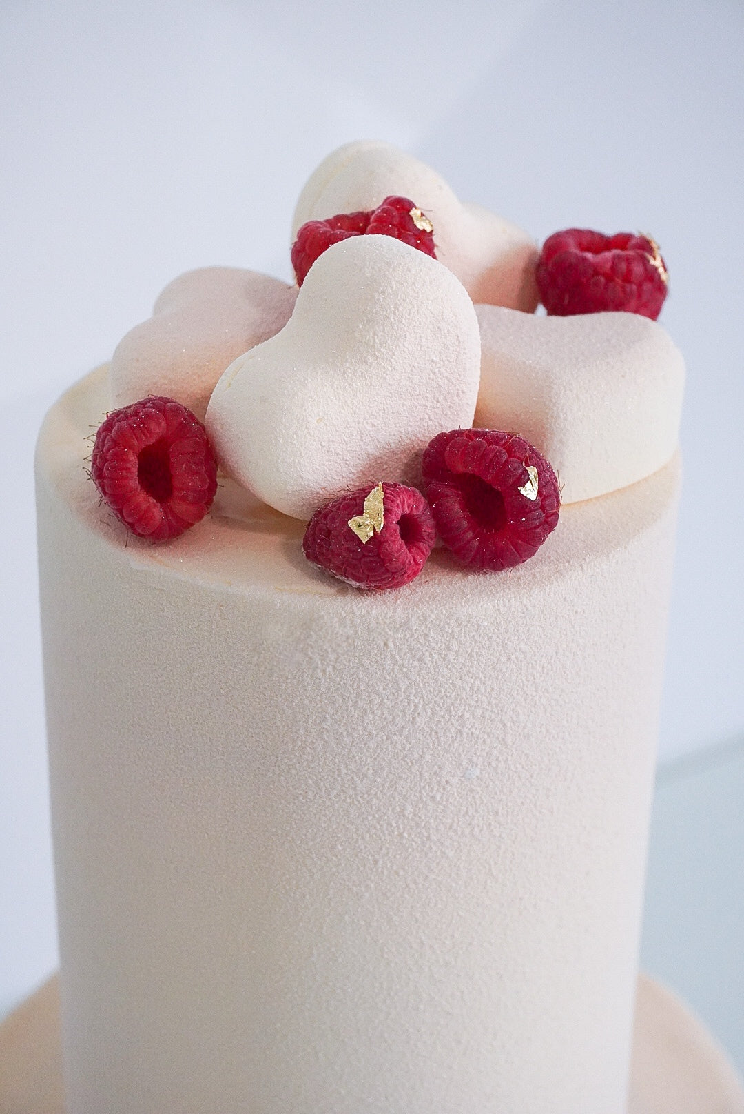 Two Tier Velour Finish Cakes