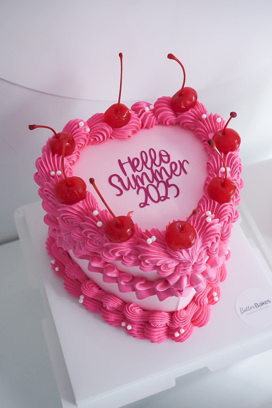 Extra Decorations Custom Heart Cakes