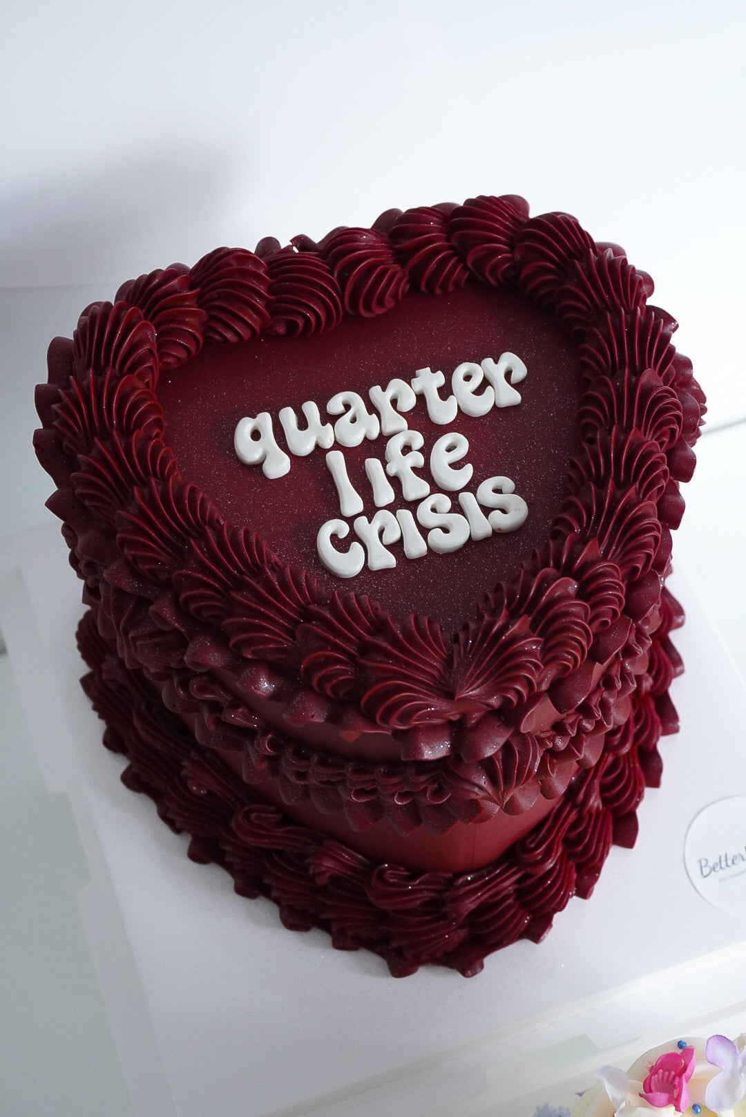 Red Custom Heart Cakes