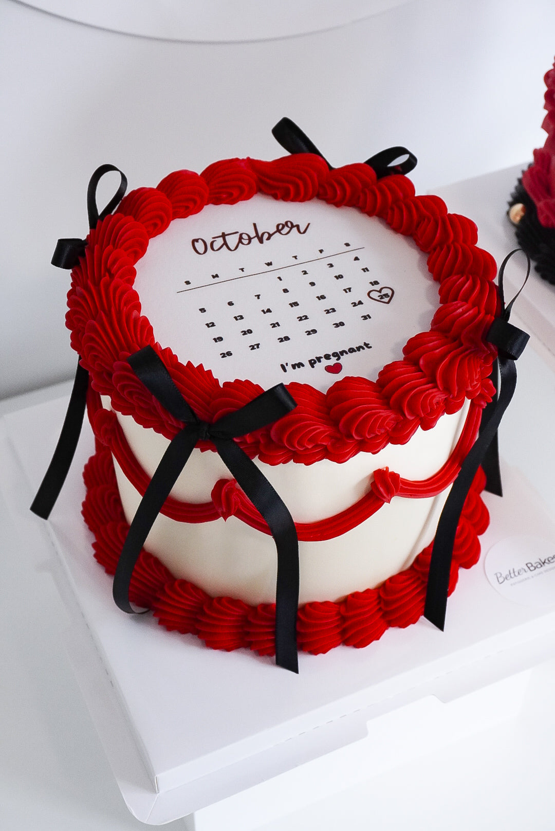 Calendar Custom Round Cakes
