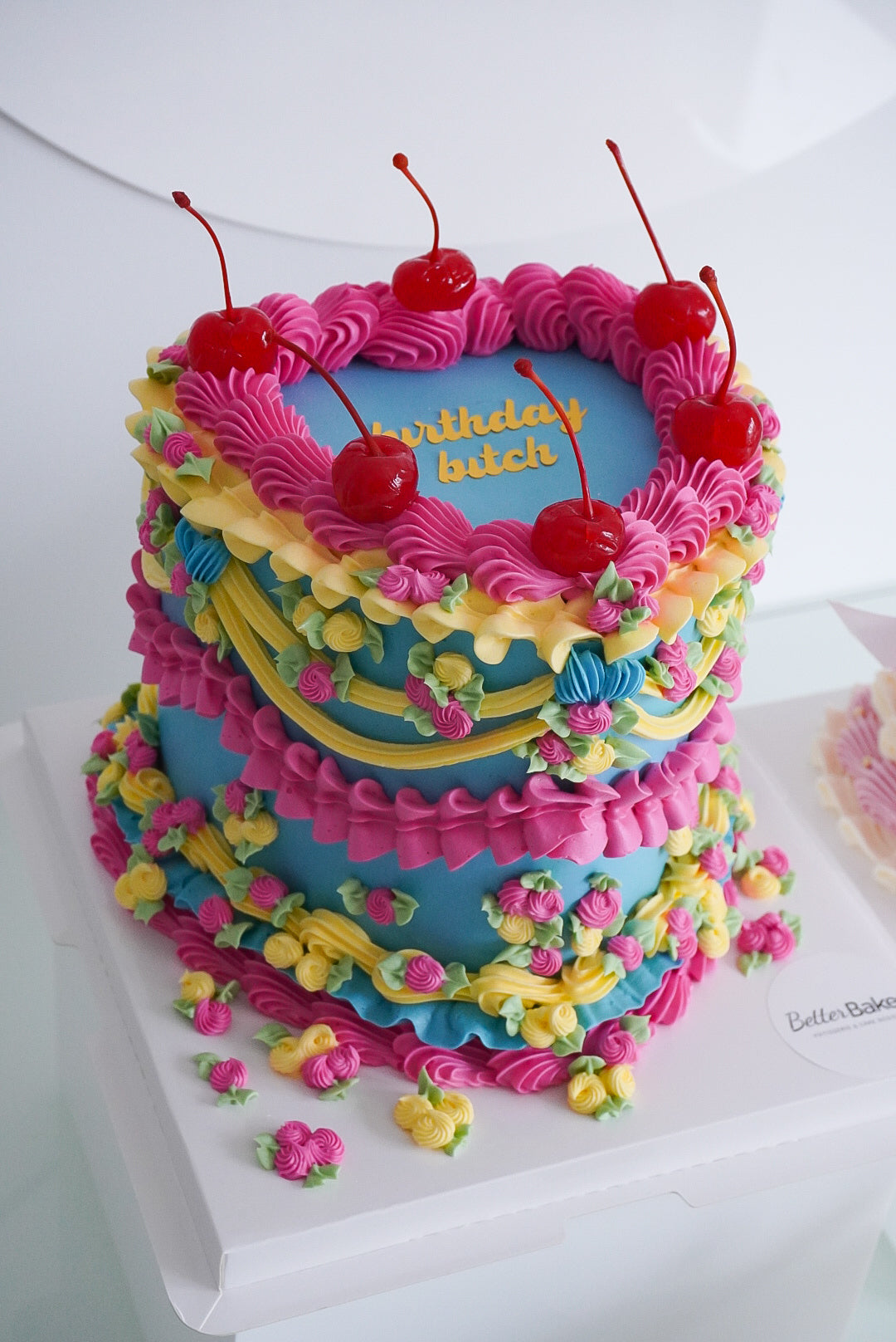 Extra Decorations Custom Heart Cakes