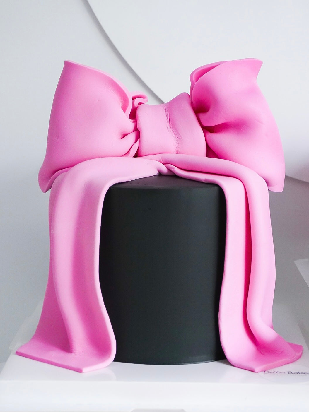 Ribbon Custom Round Cake