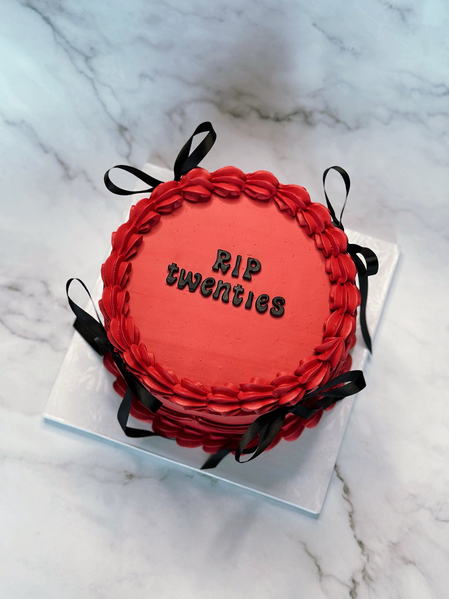 Red Custom Round Cakes