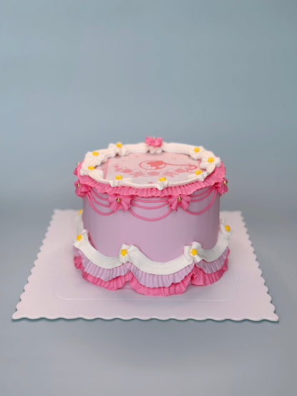 Pink Custom Round Cakes