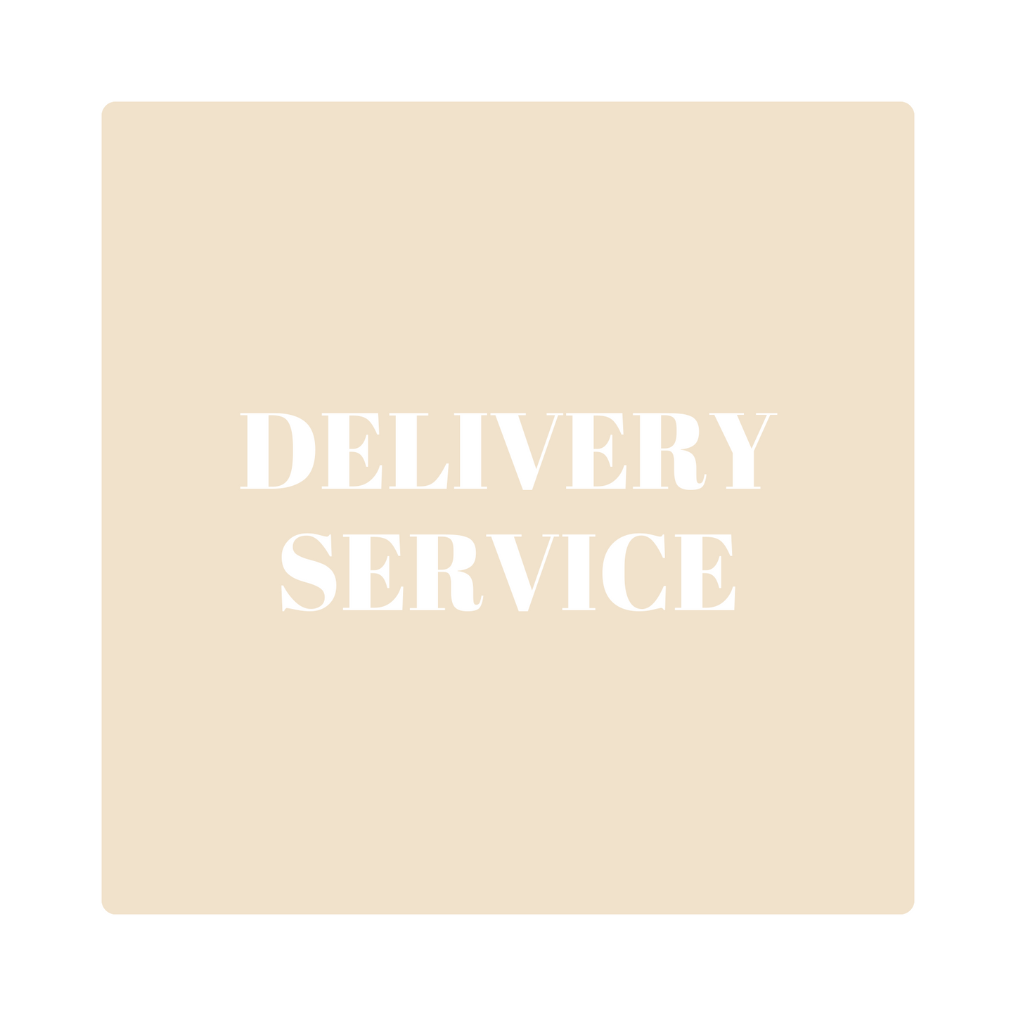 Delivery Service (Winter - Spring)