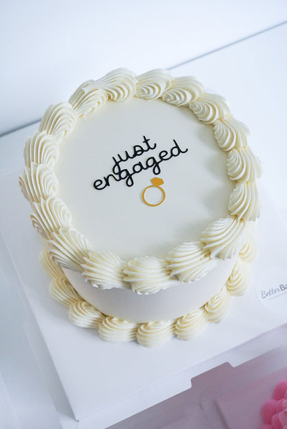 White Custom Round Cakes