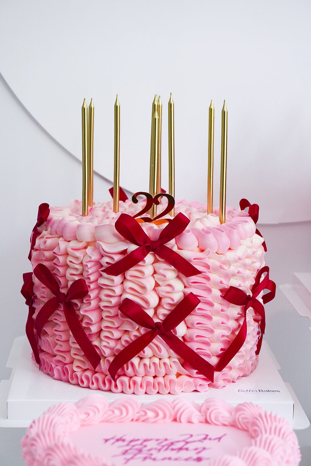 Customize Cake Ribbon Ruffles & Ribbons Custom Cakes – BETTER BAKES