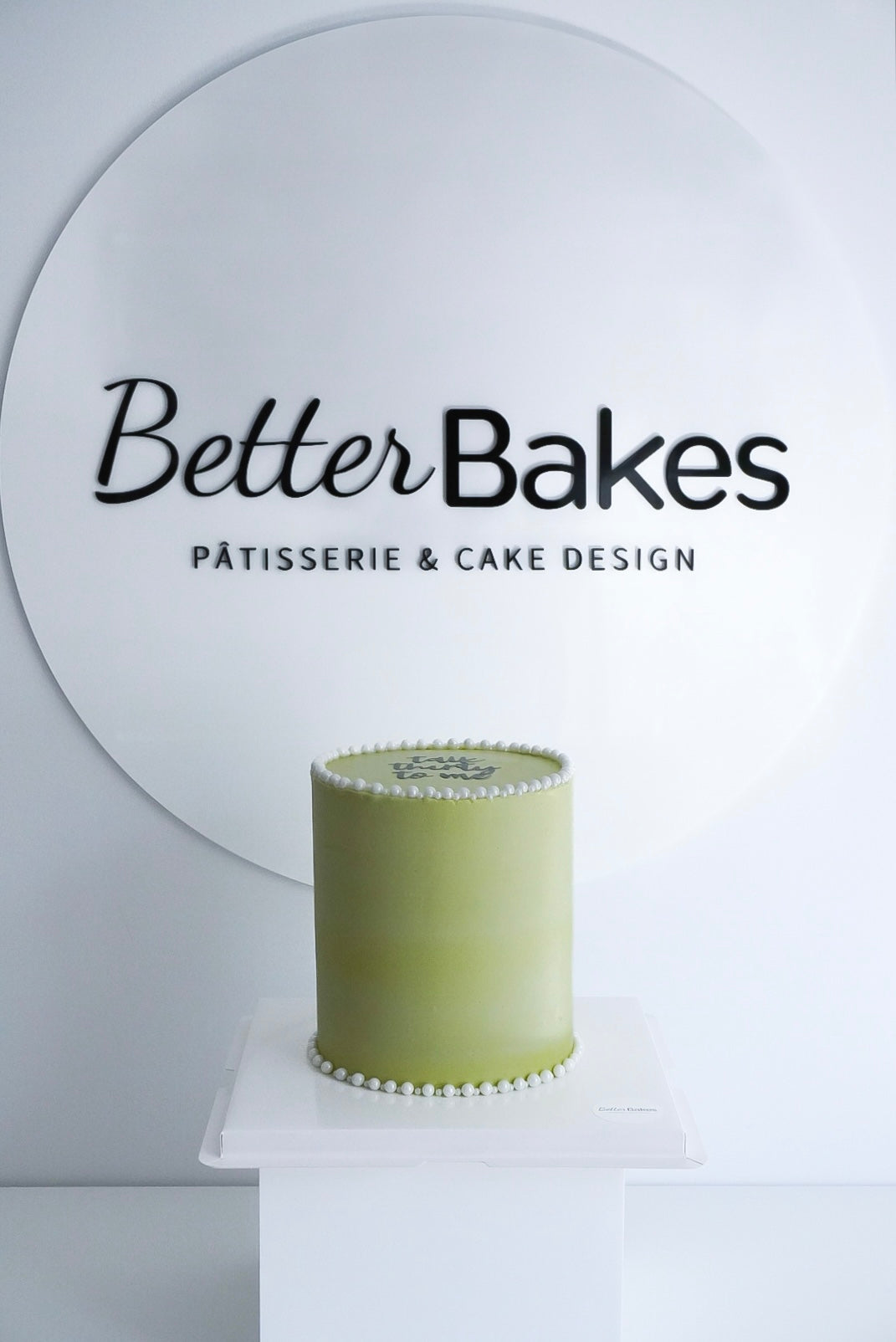 Green Custom Round Cakes