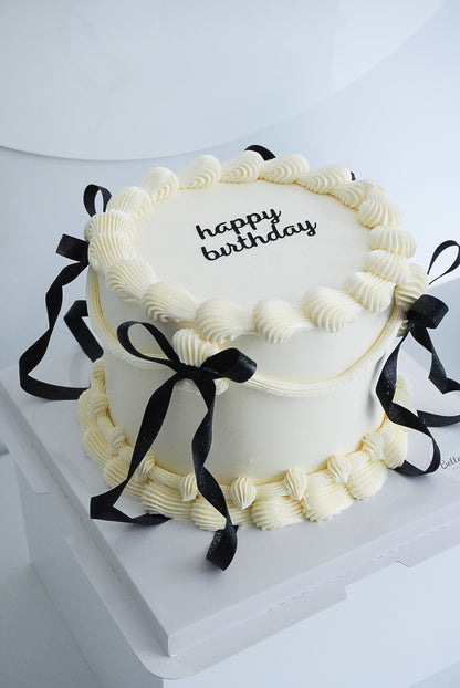 White Custom Round Cakes