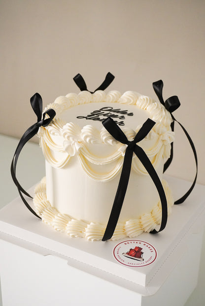 White Custom Round Cakes