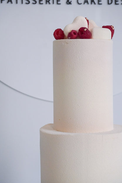 Two Tier Velour Finish Cakes