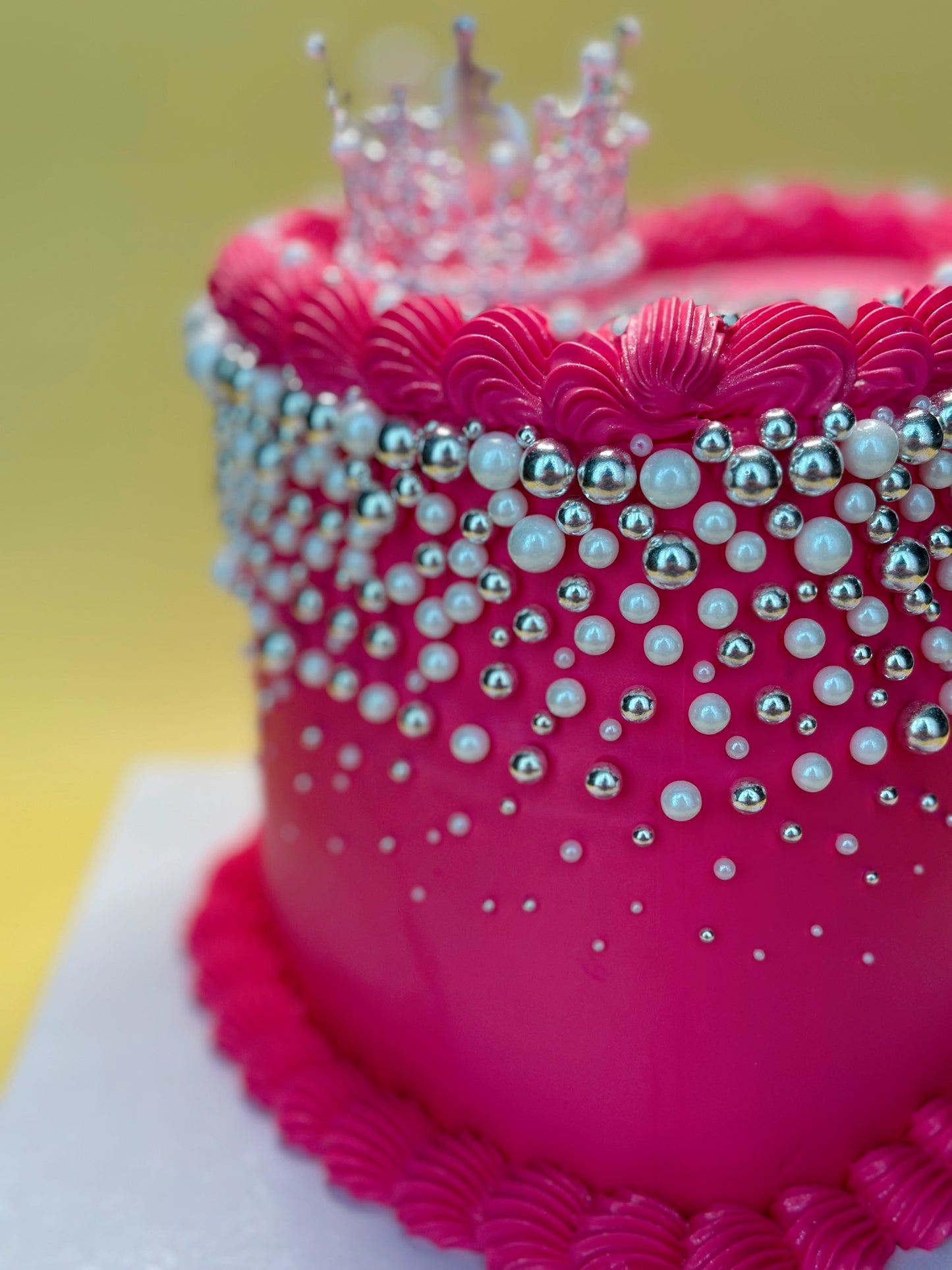 Edible Pearl Cascade Cake