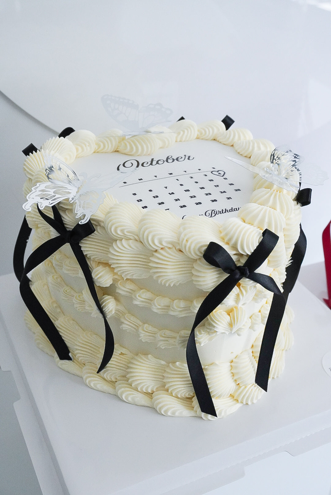 Calendar Custom Heart Cakes