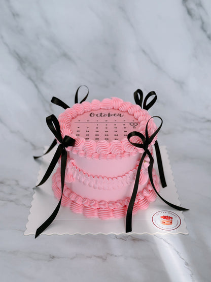 Calendar Custom Round Cakes