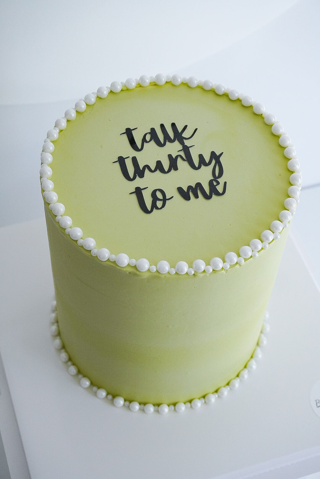 Green Custom Round Cakes