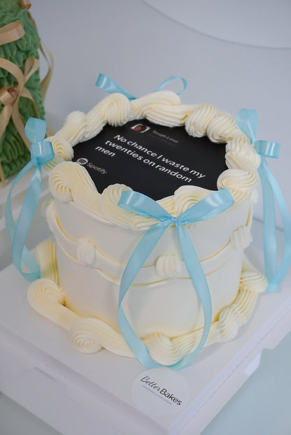 Printed Top Round Cakes