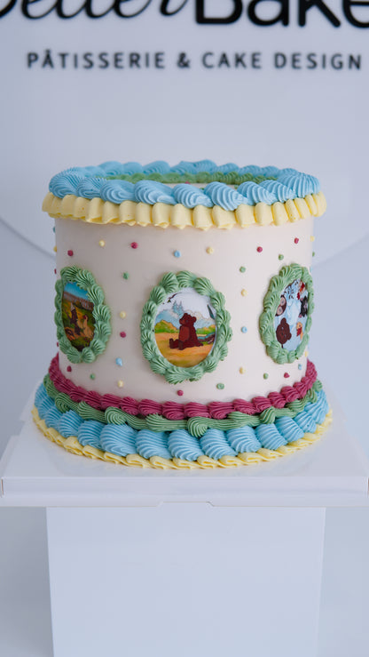 Extra Decorations Custom Round Cakes