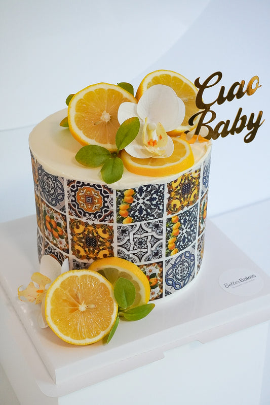 Picture Collage Round Cakes