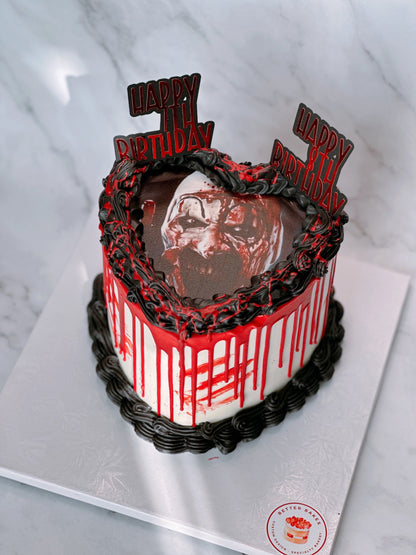 Themed Custom Heart Cakes