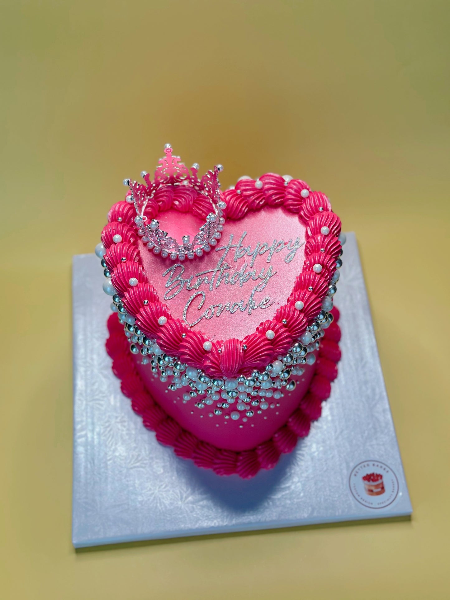 Edible Pearl Cascade Cake