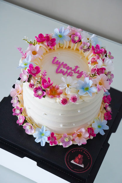 Floral Round Cakes