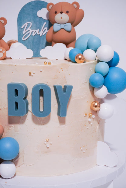 Extra Decorations Custom Round Cakes