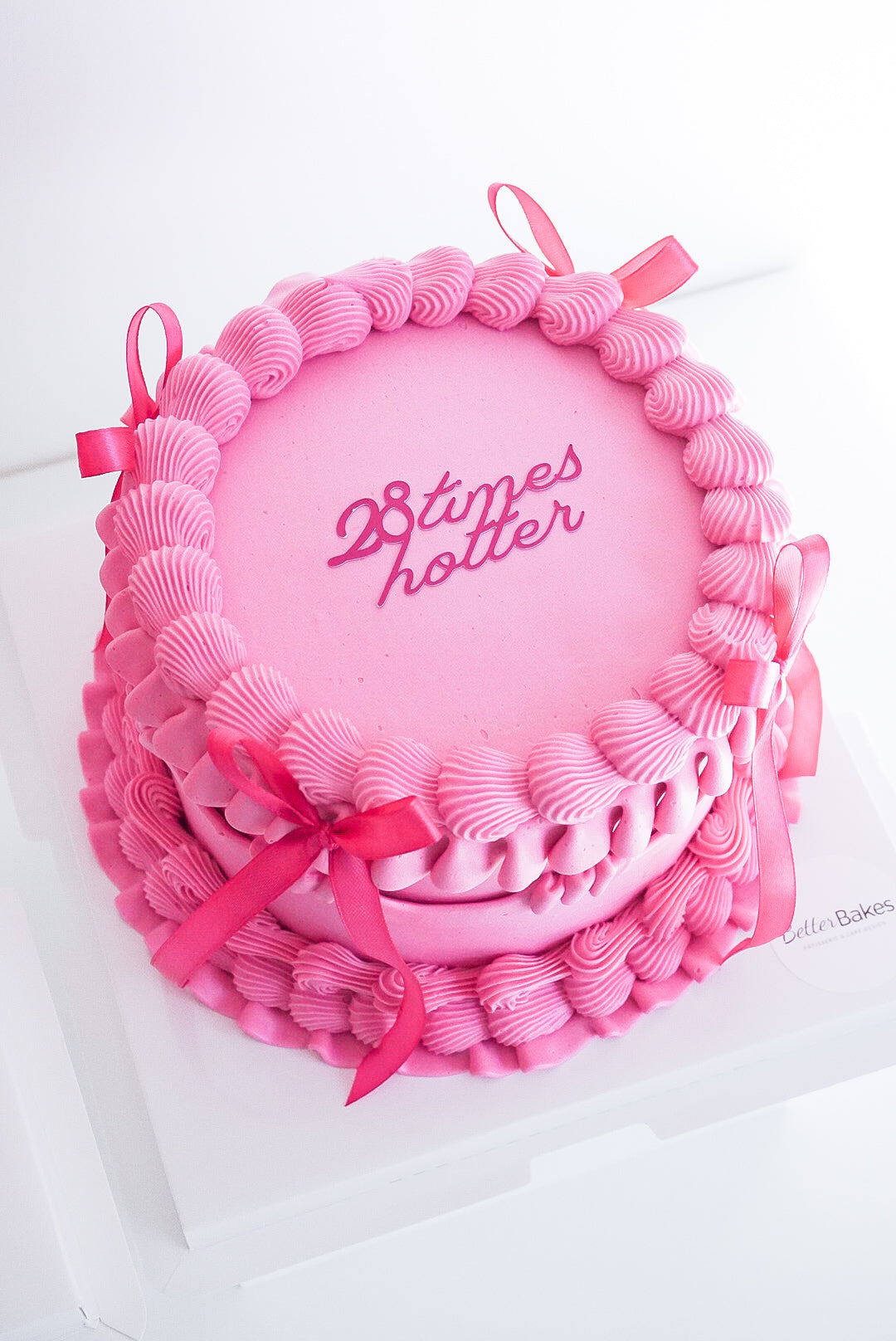 Pink Custom Round Cakes