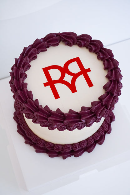 Printed Top Round Cakes