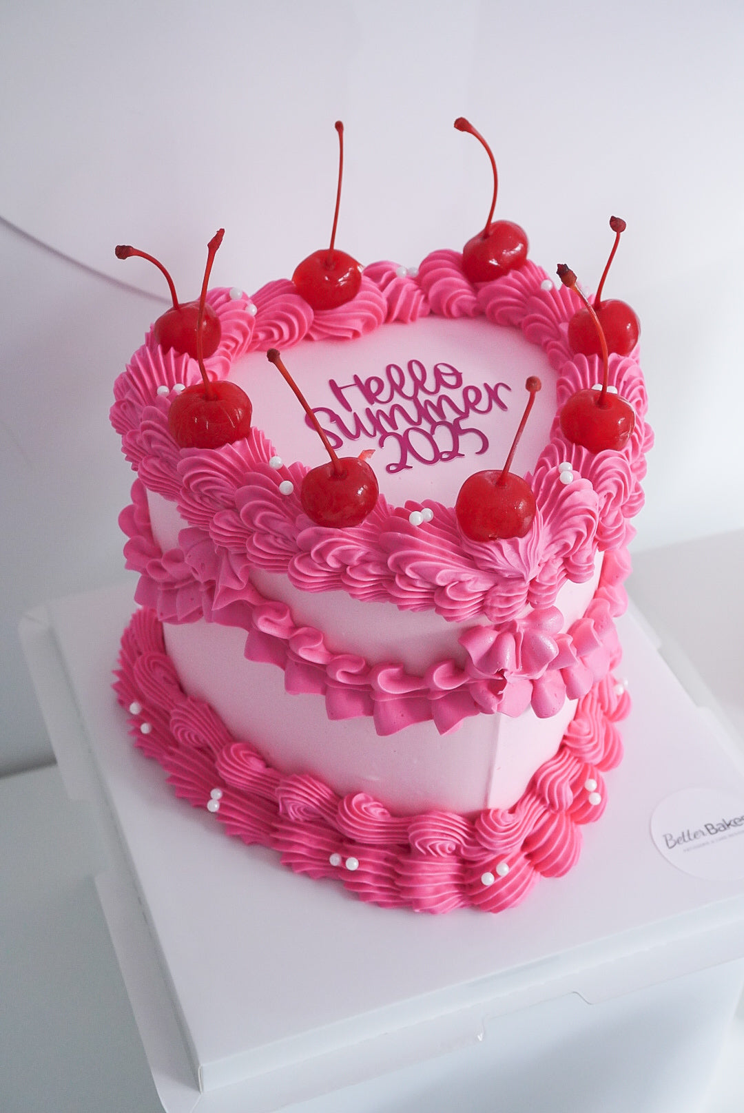 Extra Decorations Custom Heart Cakes