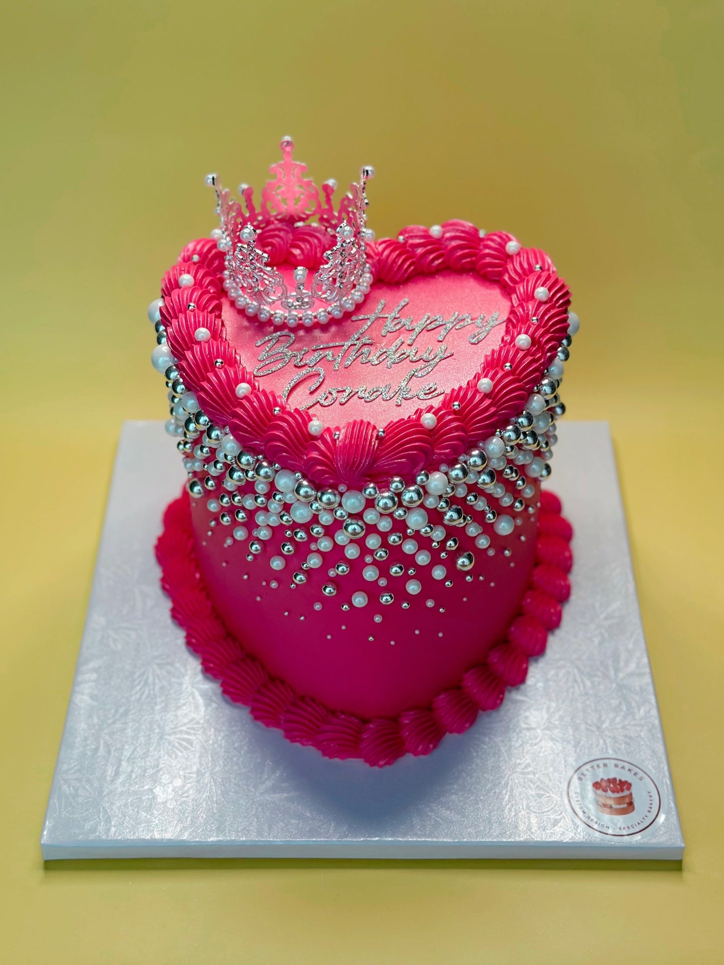 Edible Pearl Cascade Cake