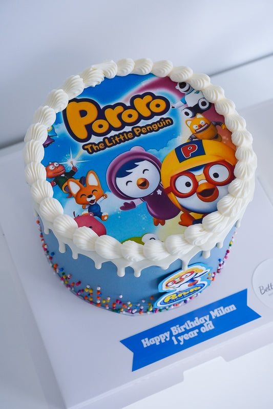 Printed Top Round Cakes