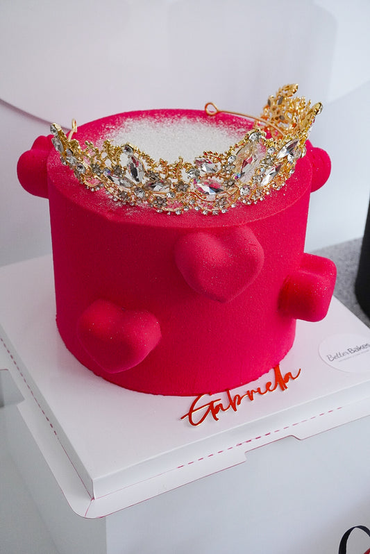 Velour Finish Custom Cakes