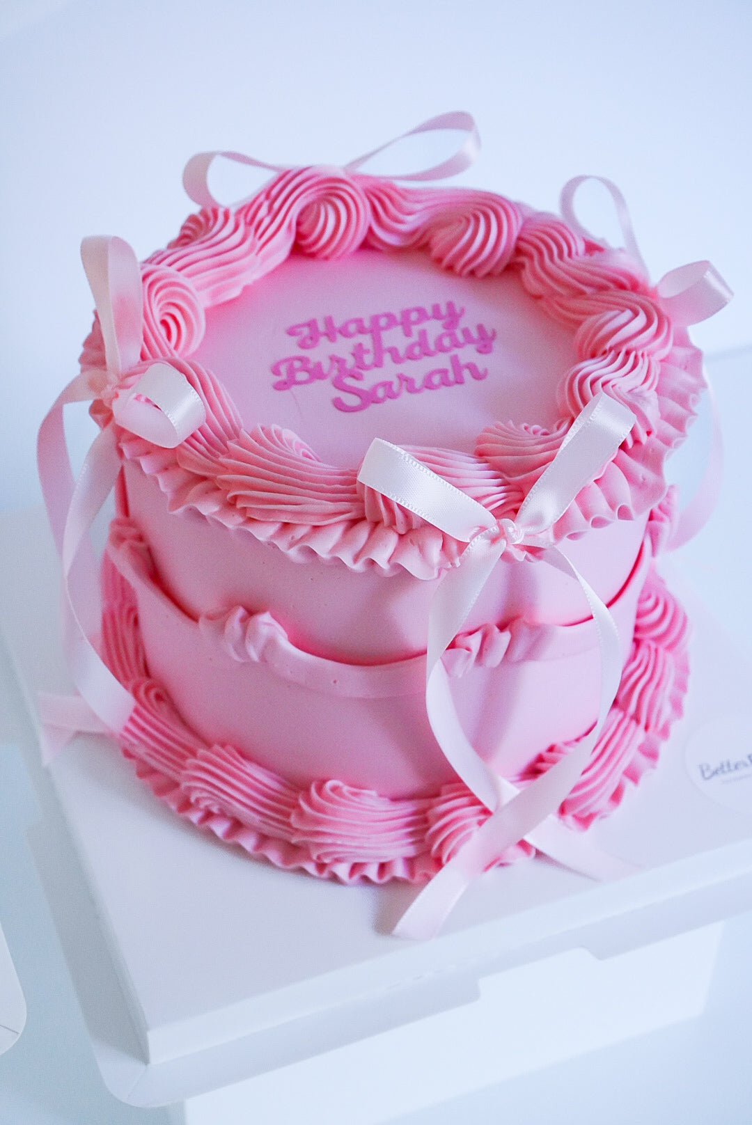 Pink Custom Round Cakes