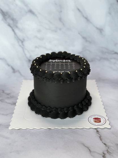 Calendar Custom Round Cakes