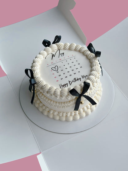 Calendar Custom Round Cakes