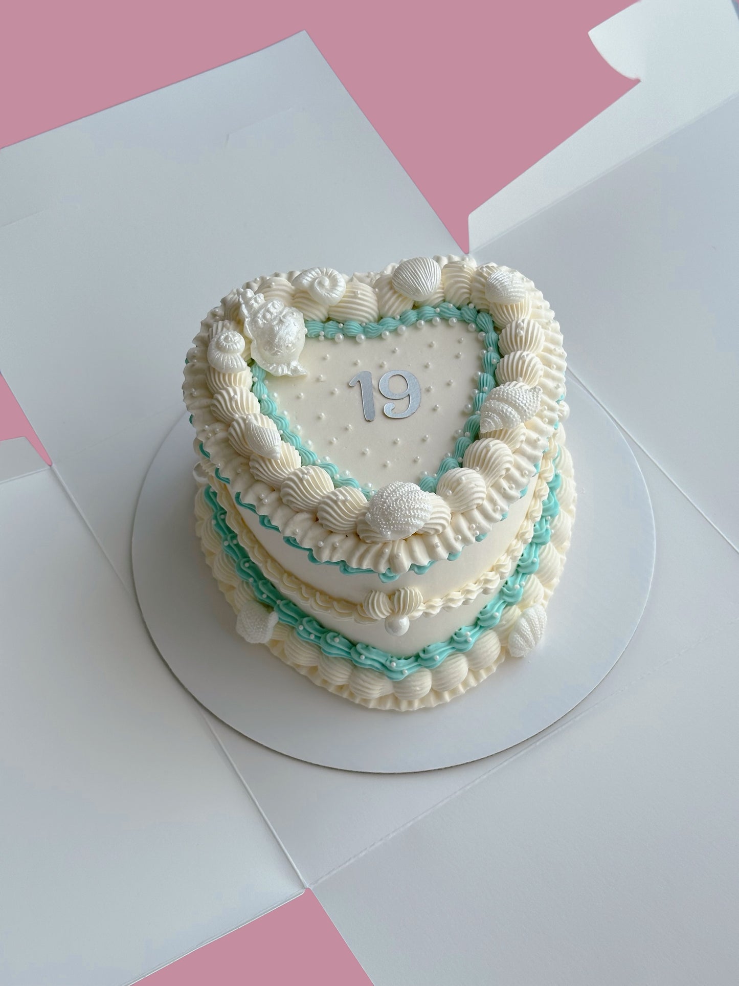 Themed Custom Heart Cakes