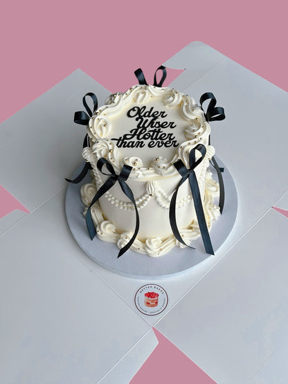 White Custom Round Cakes